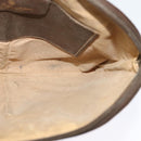 GUCCI GG Supreme Web Sherry Line Bag PVC Beige Gold 904 02 047 Auth 132567-18