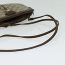 GUCCI GG Supreme Web Sherry Line Bag PVC Beige Gold 904 02 047 Auth 132567-8