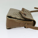 GUCCI GG Supreme Web Sherry Line Bag PVC Beige Gold 904 02 084 Auth 132568-5