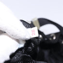 PRADA Hand Bag Nylon Black Silver Auth 132573-12