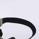 PRADA Hand Bag Nylon Black Silver Auth 132573-14