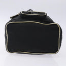 PRADA Hand Bag Nylon Black Silver Auth 132573-5