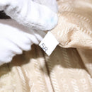 PRADA Hand Bag Nylon Beige Gold Auth 132576-12