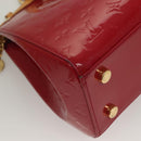 LOUIS VUITTON Monogram Vernis Blair MM Hand Bag Rose Indian M91798 Auth 132578-15
