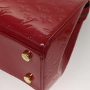 LOUIS VUITTON Monogram Vernis Blair MM Hand Bag Rose Indian M91798 Auth 132578-16