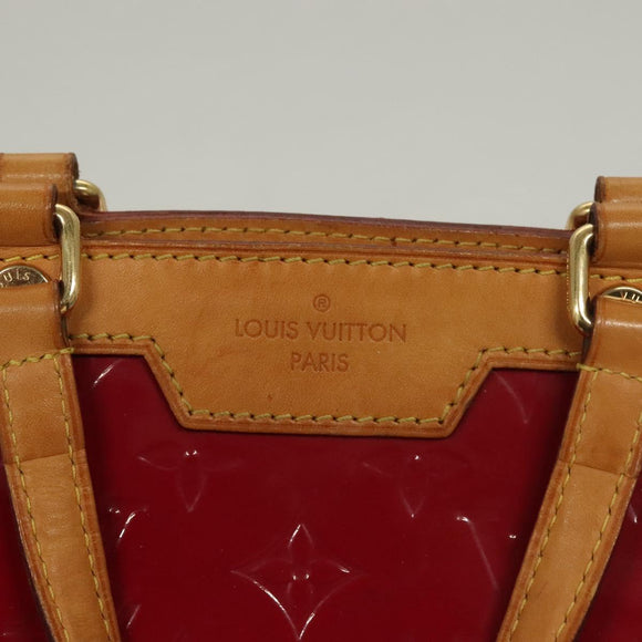 LOUIS VUITTON Monogram Vernis Blair MM Hand Bag Rose Indian M91798 Auth 132578