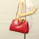 LOUIS VUITTON Monogram Vernis Blair MM Hand Bag Rose Indian M91798 Auth 132578-24