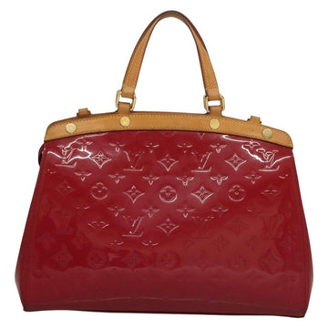 LOUIS VUITTON Monogram Vernis Blair MM Hand Bag Rose Indian M91798 Auth 132578 - 0