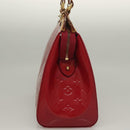 LOUIS VUITTON Monogram Vernis Blair MM Hand Bag Rose Indian M91798 Auth 132578-3