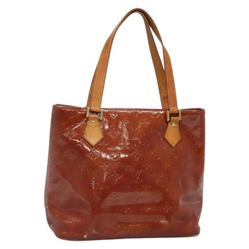 LOUIS VUITTON Monogram Vernis Houston Hand Bag Purple Viole M91093 Auth 132579