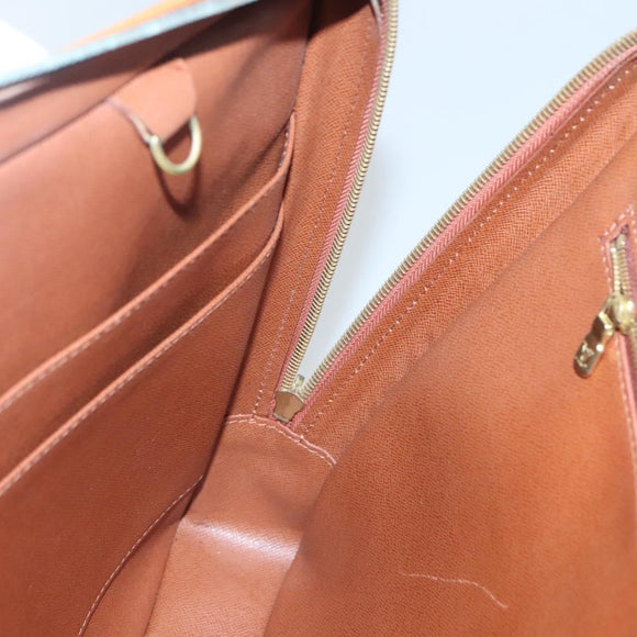 LOUIS VUITTON Epi Porte Documents Voyage Bag Zipangu Gold M54478 LV Auth 132581