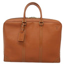 LOUIS VUITTON Epi Porte Documents Voyage Bag Zipangu Gold M54478 LV Auth 132581-13