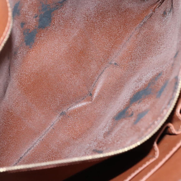 LOUIS VUITTON Epi Porte Documents Voyage Bag Zipangu Gold M54478 LV Auth 132581