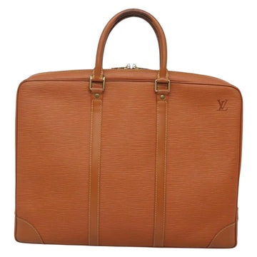 LOUIS VUITTON Epi Porte Documents Voyage Bag Zipangu Gold M54478 LV Auth 132581 - 0