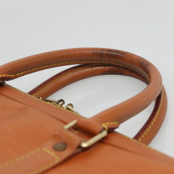 LOUIS VUITTON Epi Porte Documents Voyage Bag Zipangu Gold M54478 LV Auth 132581