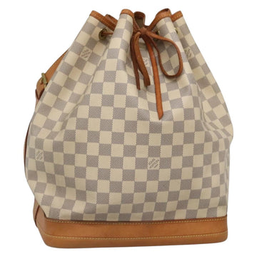 LOUIS VUITTON Damier Azur Noe Shoulder Bag N42222 LV Auth 132588