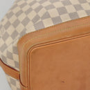 LOUIS VUITTON Damier Azur Noe Shoulder Bag N42222 LV Auth 132588-11