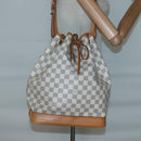 LOUIS VUITTON Damier Azur Noe Shoulder Bag N42222 LV Auth 132588-19