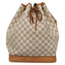 LOUIS VUITTON Damier Azur Noe Shoulder Bag N42222 LV Auth 132588-2