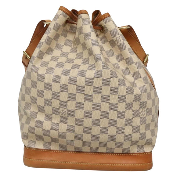 LOUIS VUITTON Damier Azur Noe Shoulder Bag N42222 LV Auth 132588