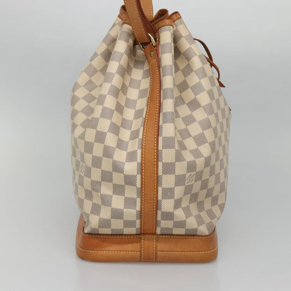 LOUIS VUITTON Damier Azur Noe Shoulder Bag N42222 LV Auth 132588