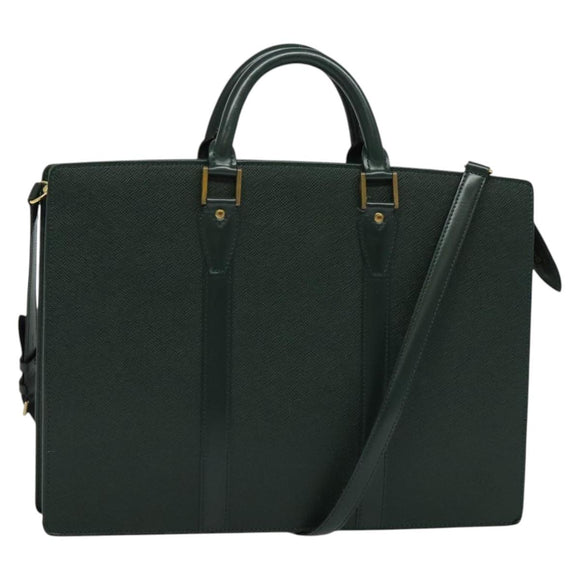 LOUIS VUITTON Taiga Porte Documents Rozan Business Bag Epicea M30054 Auth 132590