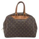 LOUIS VUITTON Monogram Deauville Hand Bag M47270 LV Auth 132591-3
