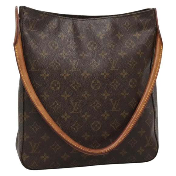 LOUIS VUITTON Monogram Looping GM Shoulder Bag M51145 LV Auth 132592