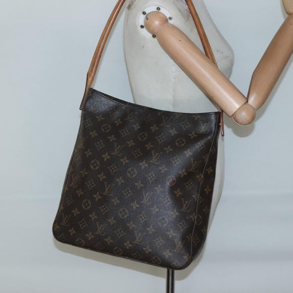 LOUIS VUITTON Monogram Looping GM Shoulder Bag M51145 LV Auth 132592