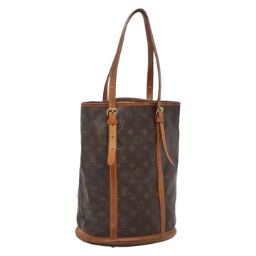 LOUIS VUITTON Monogram Bucket GM Shoulder Bag M42236 LV Auth 132593