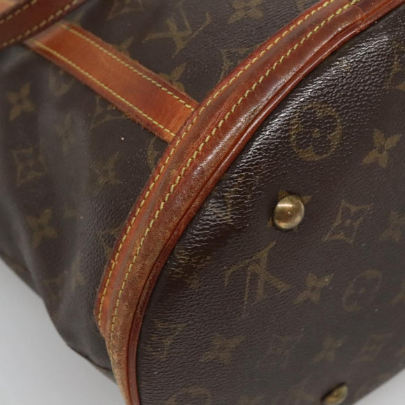 LOUIS VUITTON Monogram Bucket GM Shoulder Bag M42236 LV Auth 132593