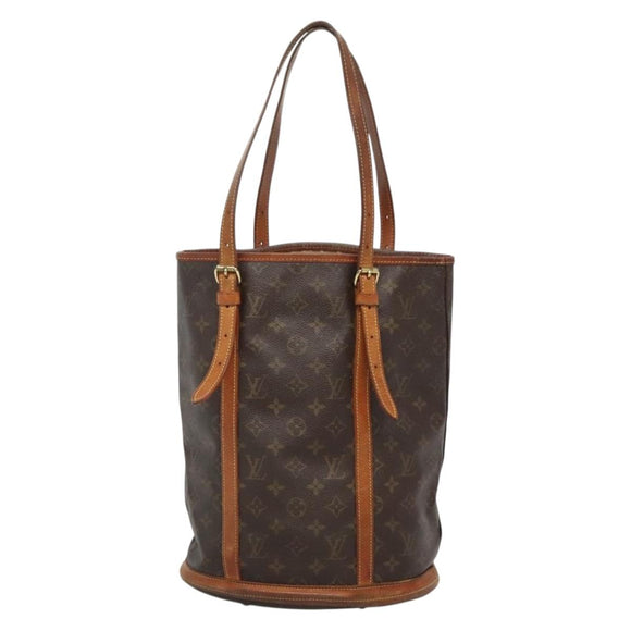 LOUIS VUITTON Monogram Bucket GM Shoulder Bag M42236 LV Auth 132593