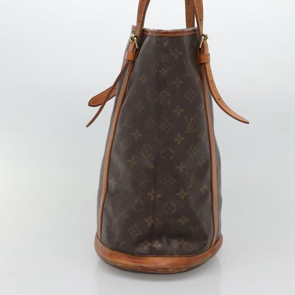 LOUIS VUITTON Monogram Bucket GM Shoulder Bag M42236 LV Auth 132593