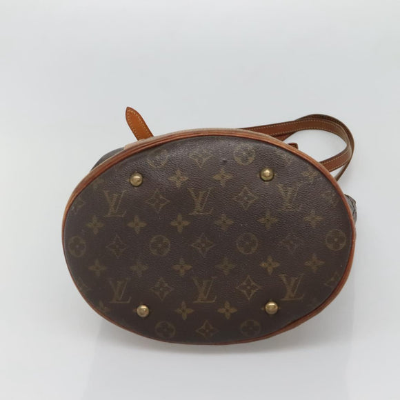LOUIS VUITTON Monogram Bucket GM Shoulder Bag M42236 LV Auth 132593