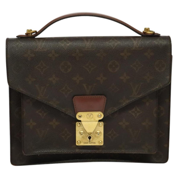 LOUIS VUITTON Monogram Monceau 28 Hand Bag M51185 LV Auth 132597