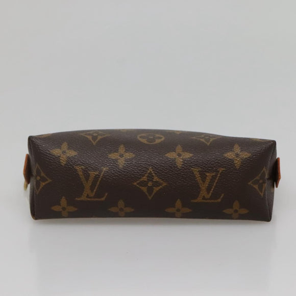 LOUIS VUITTON Monogram Pochette Cosmetic PM Pouch M43998 LV Auth 132601