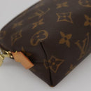 LOUIS VUITTON Monogram Pochette Cosmetic PM Pouch M43998 LV Auth 132601-14