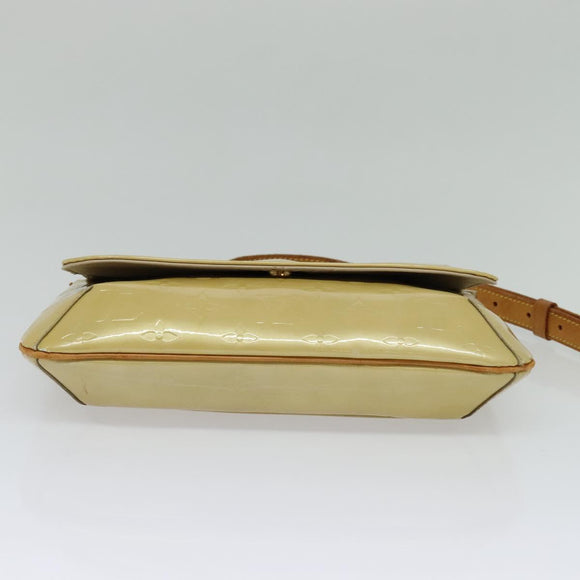 LOUIS VUITTON Monogram Vernis Thompson Street Bag Beige M91301 LV Auth 132606