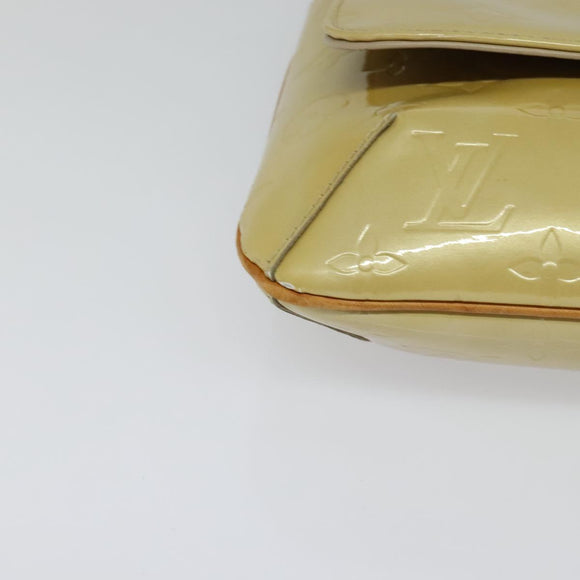 LOUIS VUITTON Monogram Vernis Thompson Street Bag Beige M91301 LV Auth 132606