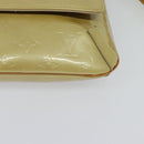 LOUIS VUITTON Monogram Vernis Thompson Street Bag Beige M91301 LV Auth 132606-16