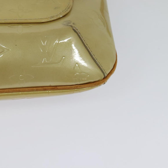 LOUIS VUITTON Monogram Vernis Thompson Street Bag Beige M91301 LV Auth 132606