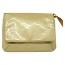 LOUIS VUITTON Monogram Vernis Thompson Street Bag Beige M91301 LV Auth 132606-13