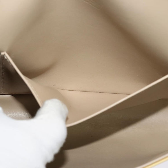 LOUIS VUITTON Monogram Vernis Thompson Street Bag Beige M91301 LV Auth 132606