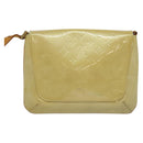 LOUIS VUITTON Monogram Vernis Thompson Street Bag Beige M91301 LV Auth 132606-2