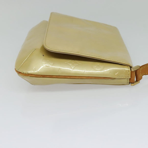 LOUIS VUITTON Monogram Vernis Thompson Street Bag Beige M91301 LV Auth 132606