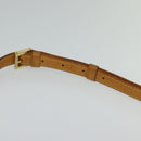 LOUIS VUITTON Monogram Vernis Thompson Street Bag Beige M91301 LV Auth 132606-14