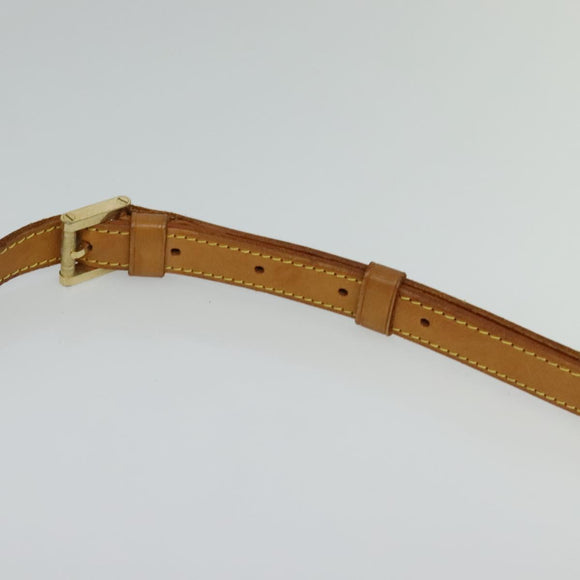 LOUIS VUITTON Monogram Vernis Thompson Street Bag Beige M91301 LV Auth 132606