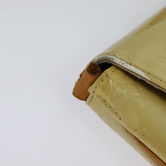 LOUIS VUITTON Monogram Vernis Thompson Street Bag Beige M91301 LV Auth 132606