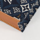 LOUIS VUITTON Pre Owned SINCE 1854 Petit Sac Plat 2way Navy M80288 Auth 132611SAM-15