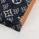 LOUIS VUITTON Pre Owned SINCE 1854 Petit Sac Plat 2way Navy M80288 Auth 132611M-16